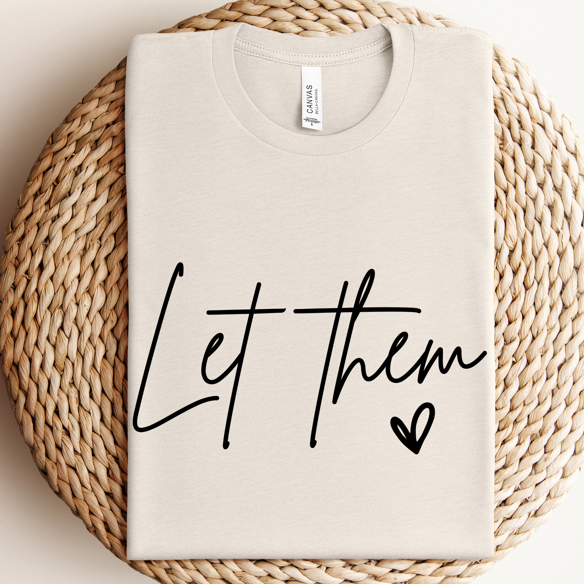 Willow Poppy - Vente T-shirt sérigraphié – femme - T-shirt graphique Let Them3