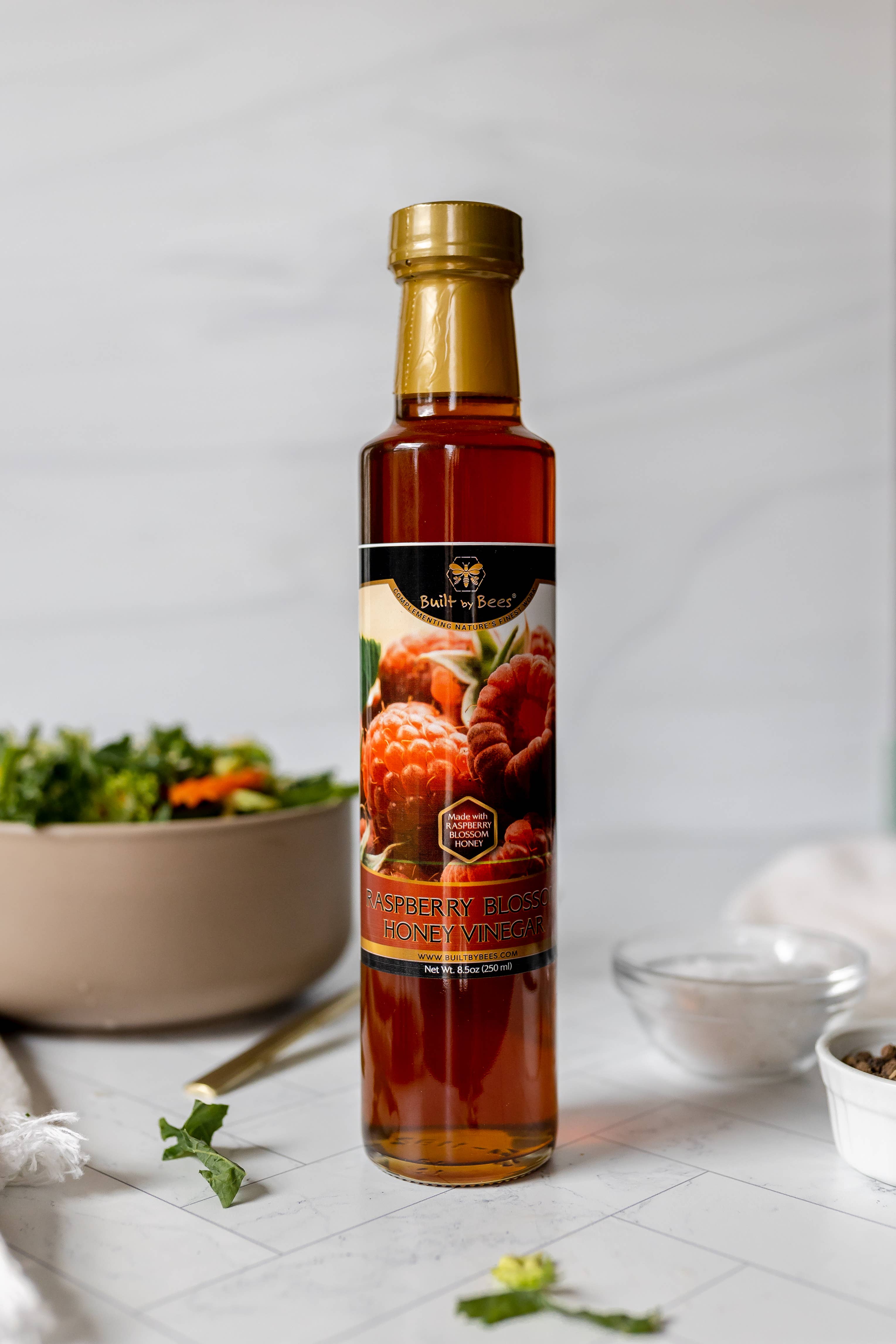 Built by Bees - Wholesale Vinegar - Raspberry Blossom Honey Vinegar 250 ml0