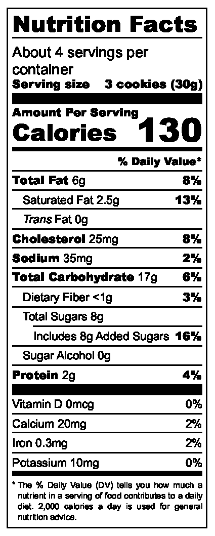 Josephine's Baking Co. - Wholesale Cookie - Almond Gluten-Free Crispy Cookies| GF Snack | 4.5oz (Copy)2
