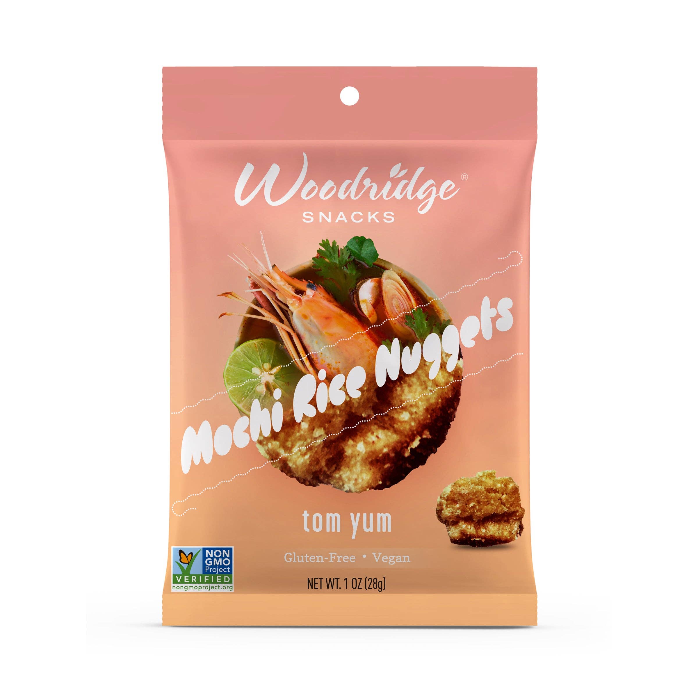 SPI West Port Inc. - Wholesale Puffed Rice Treat - Mochi Rice Nuggets - Tom Yum (Single Serve Bags)0