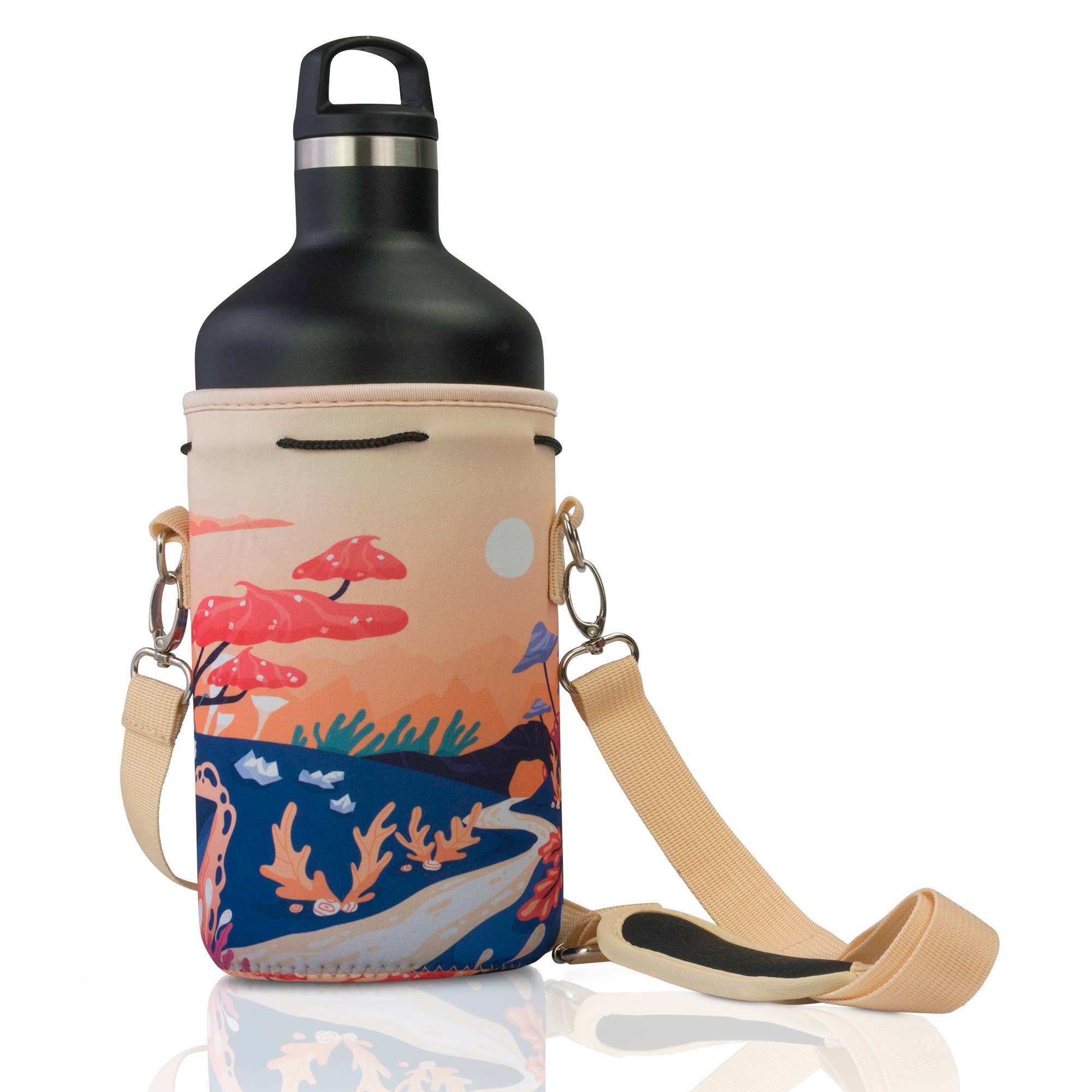 MADE EASY KIT - Wholesale Flessenrek/houder - Made Easy Kit neopreen waterfleshouder met verstelbare schouderband36