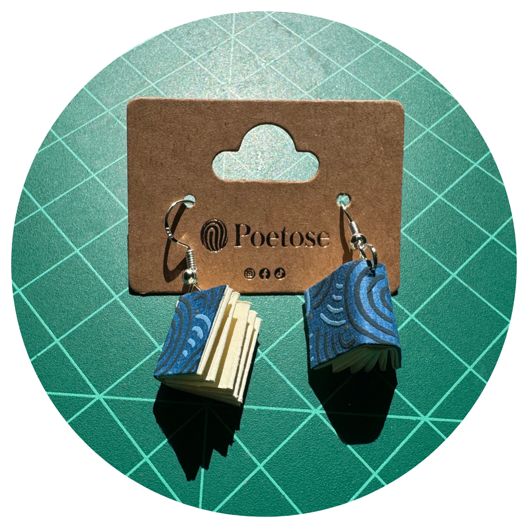 Poetose – Engroshandel Hængeøreringe og creoløreringe – Håndlavede bogøreringe5