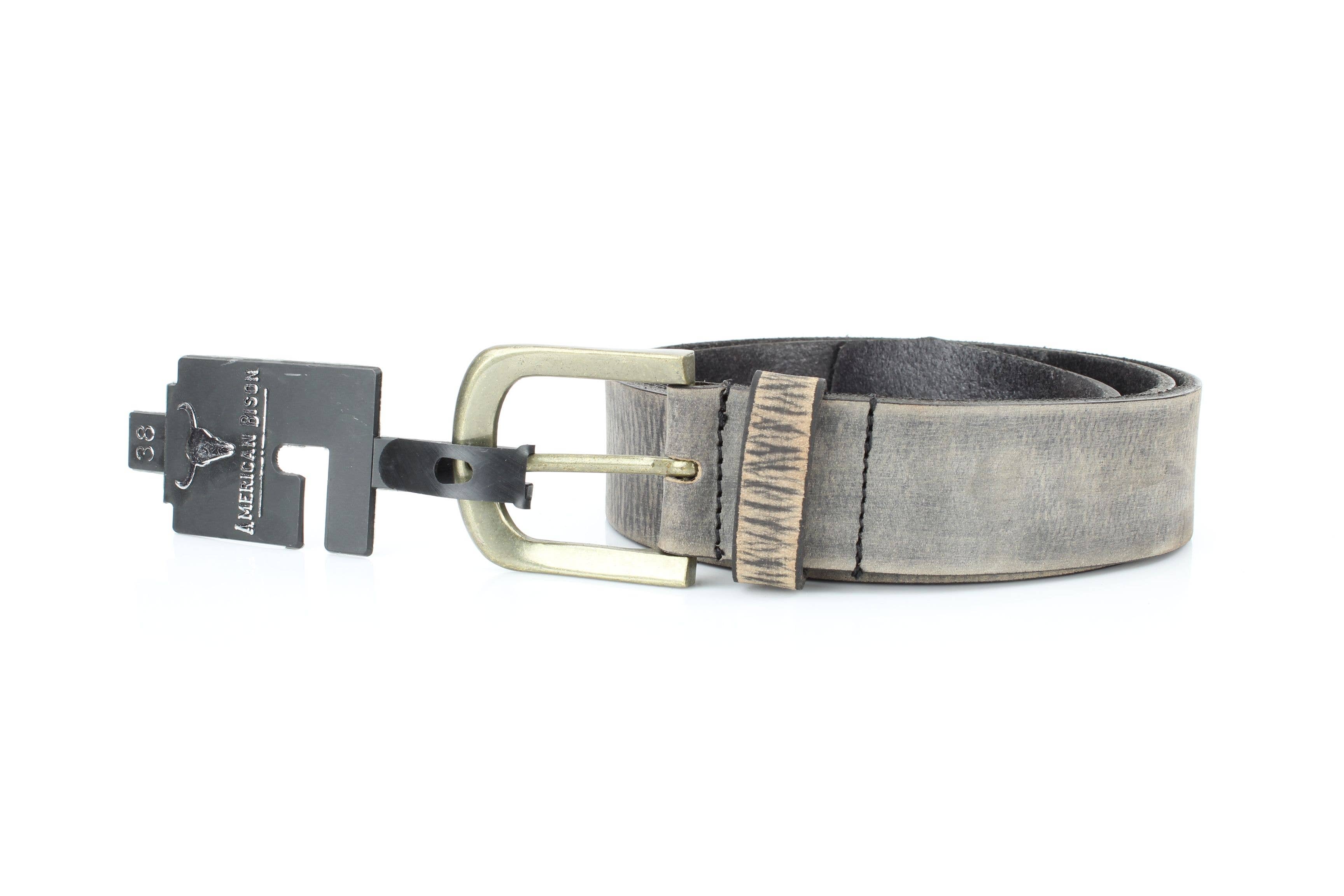 Leather Impressions Inc - Wholesale Belt - Unisex - Matte Distressed Variegated Leather Belt ABB-13-2420920