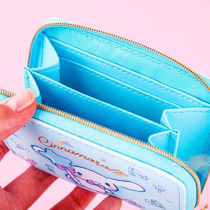 K-Wonderland – wholesale Wallet – Women's – Sanrio Characters Gold Zipper Charm Wallet Card Money Pouch5