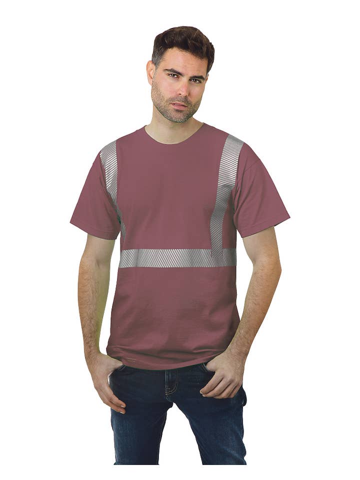 AST Sportswear - Wholesale Safety shirt – Men's - Hi Vis Tee 100 % Co Segmented9