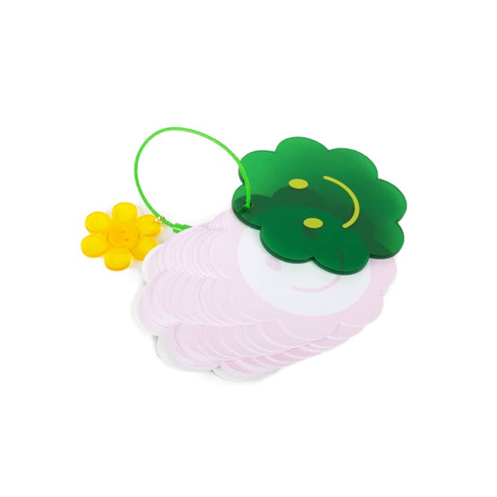 Helio Ferretti - Wholesale Notepad - SMILE FLOWER MINI PORTABLE NOTEPAD HF3