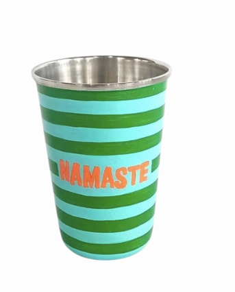 Curiosity Lab - Wholesale Drinking Glass/Cup - Hand-painted food-grade stainless steel tumbler Srinagar Grand31