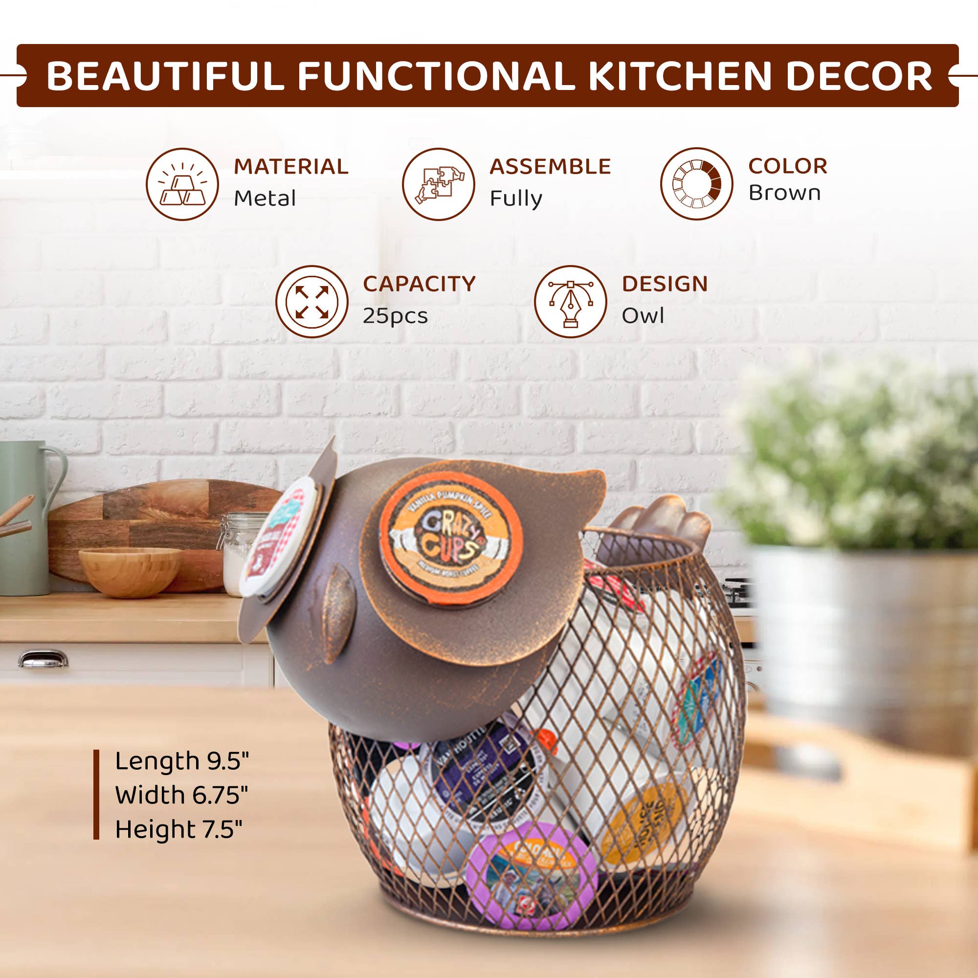 MADE EASY KIT - Wholesale Kitchen Storage/Organizer - Made Easy Kit Coffee Pod Organizer - Home Functional Décor25