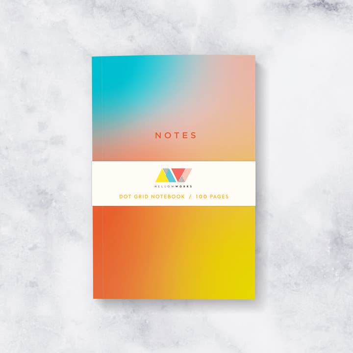 MELLOWWORKS – Caderno por atacado – OMBRE Caderno - páginas em branco1