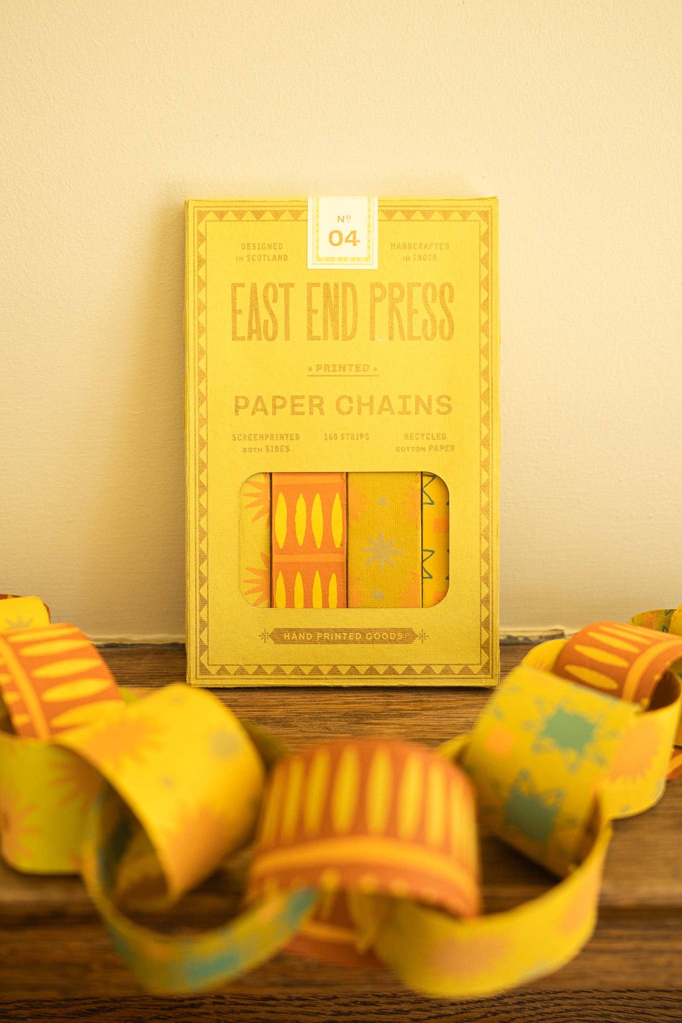 East End Press - Wholesale DIY Craft Kit - UK/EU: Yellow and Green Paper Chain Kit2