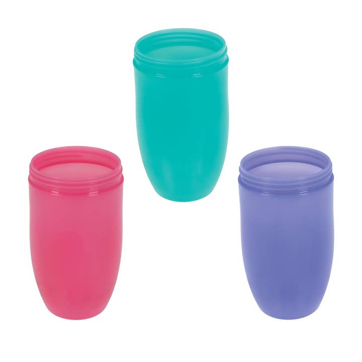 Nuby - Wholesale Drinking Glass/Cup - Nuby 10oz 360 Wonder Cups - 3 Pack8