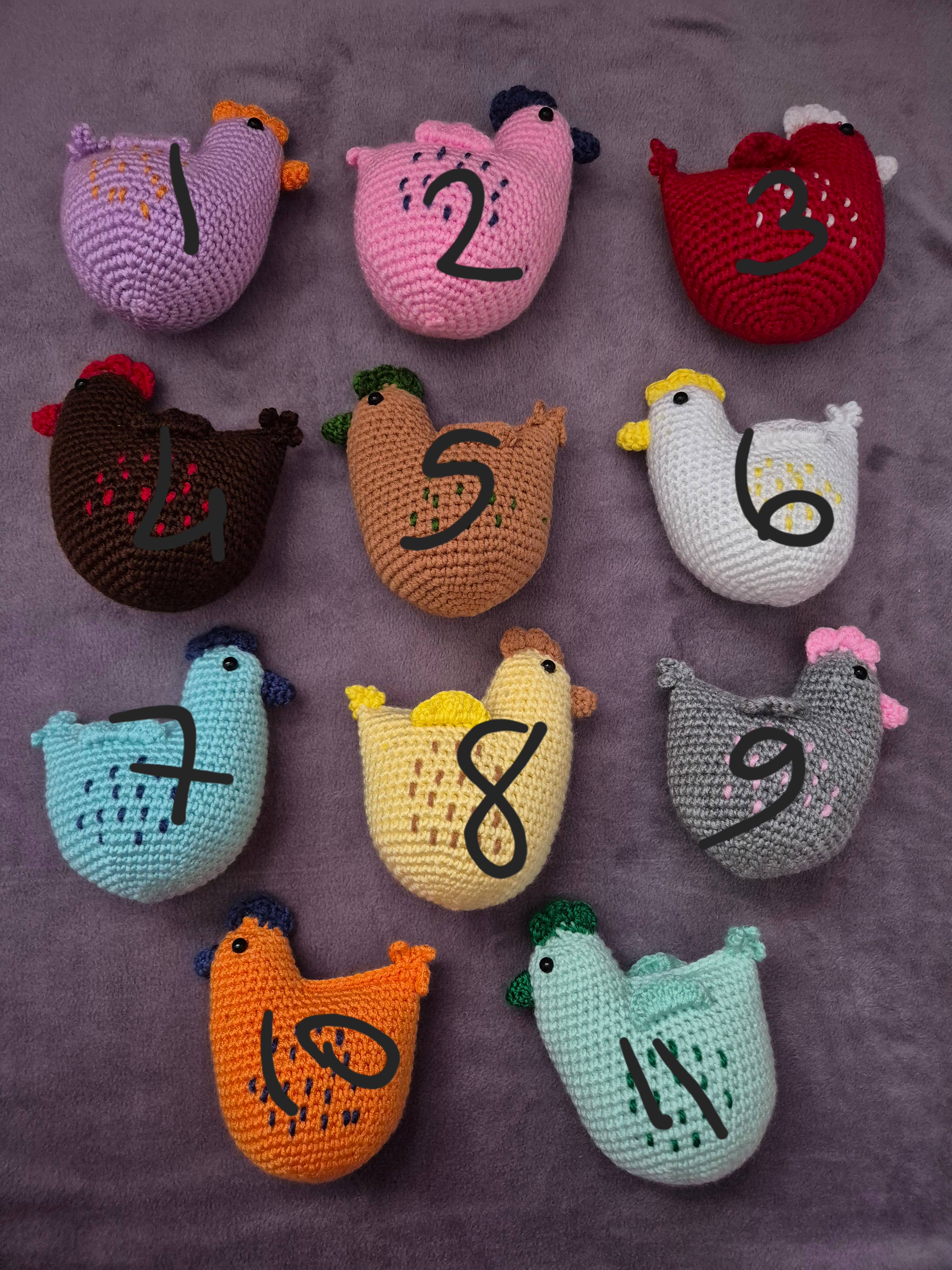 despinacrafting – Großhandel Kuschel-/Plüschtier – Kind & Baby – Häkel-Hühnchenspielzeug, Amigurumi Kuscheltier3