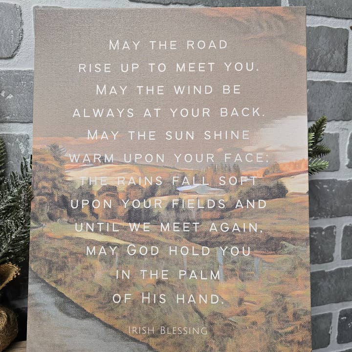 Irish Blessing Landscape Canvas Wall Art
for wholesale by Shut The Front Door KC