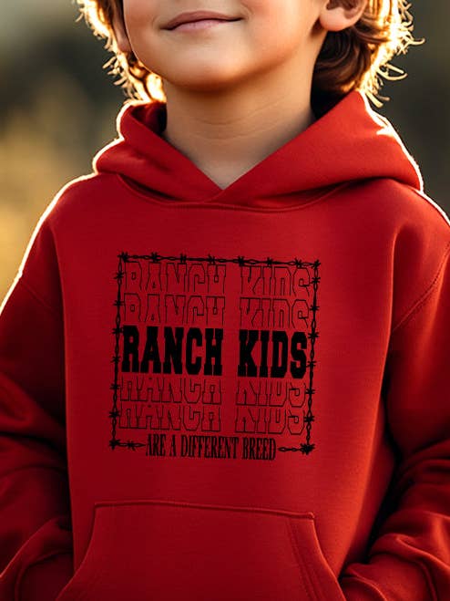Ranch Kids Youth Hoodie for wholesale by Shelley Kudera Design