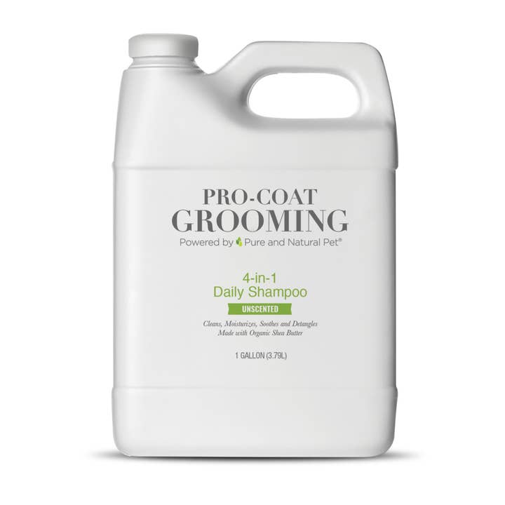 4-in-1 Daily Shampoo for Dogs (Unscented) - 1 Gallon for wholesale by Pure and Natural Pet