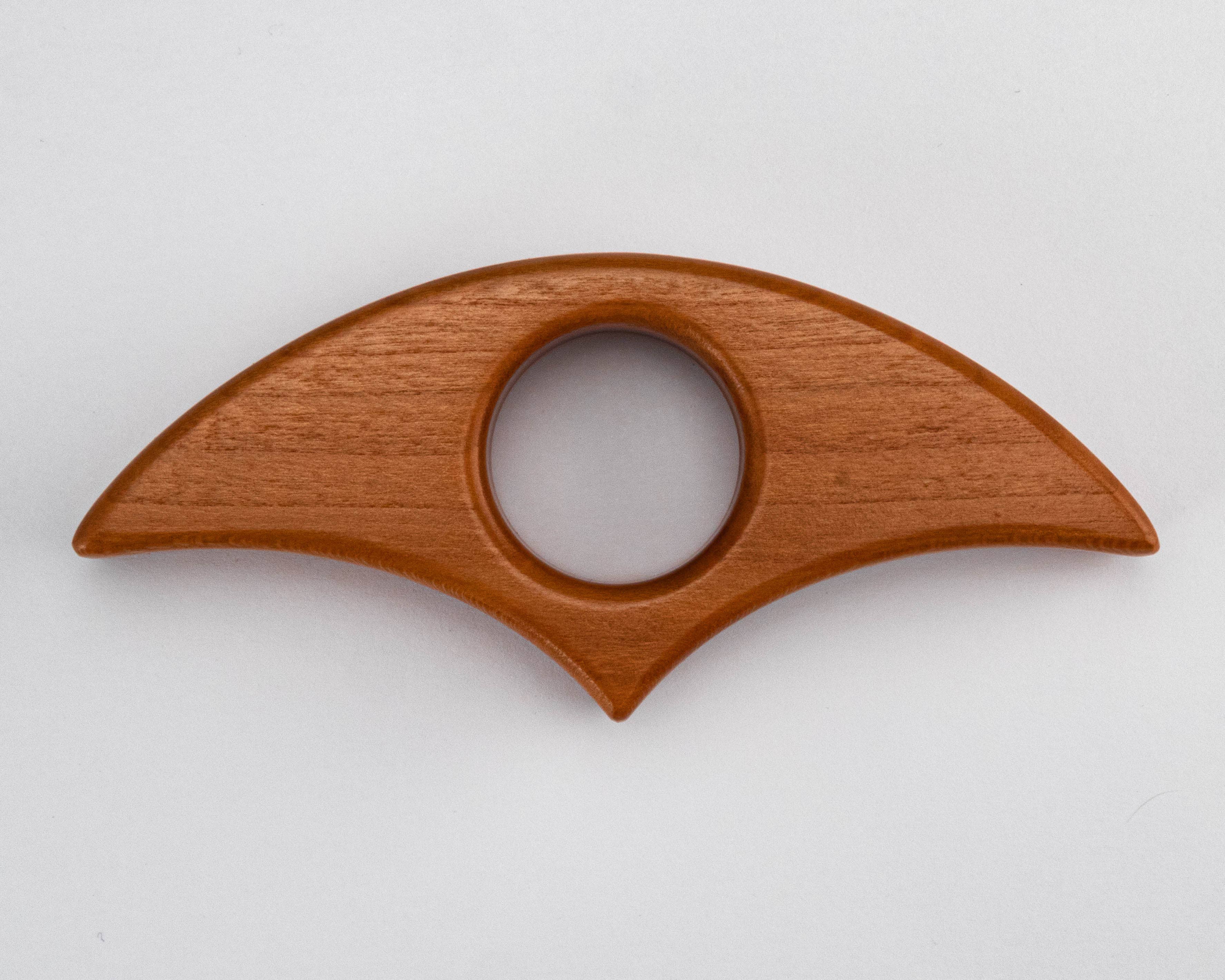 Woodland Woodworx - Wholesale Book Holder - Thumb Page Holder, "Moonlit Forest" Design, Cherry Wood6