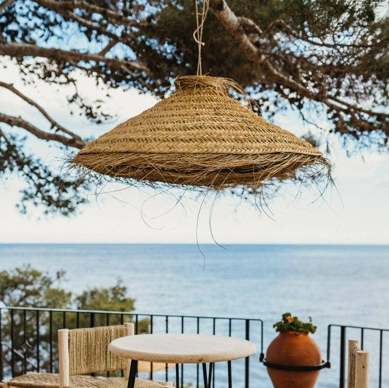 COSYDAR-DECO - Wholesale Outdoor Ornament/Decor - Alfa 100cm Hanging Parasol - Artisan Bohemian Light Fixture4