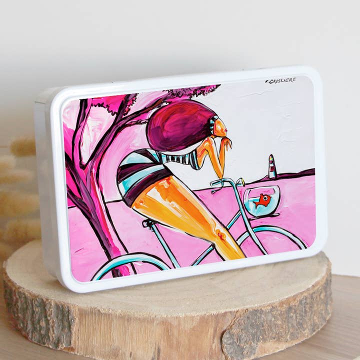 Boîte à Sucre Plate par L'Artiste Fançois Groslière pour la vente par Printbox