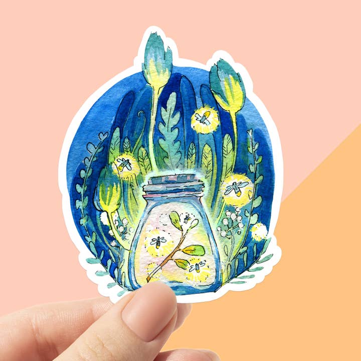 Fireflies Stickers for wholesale by Sweet Humors