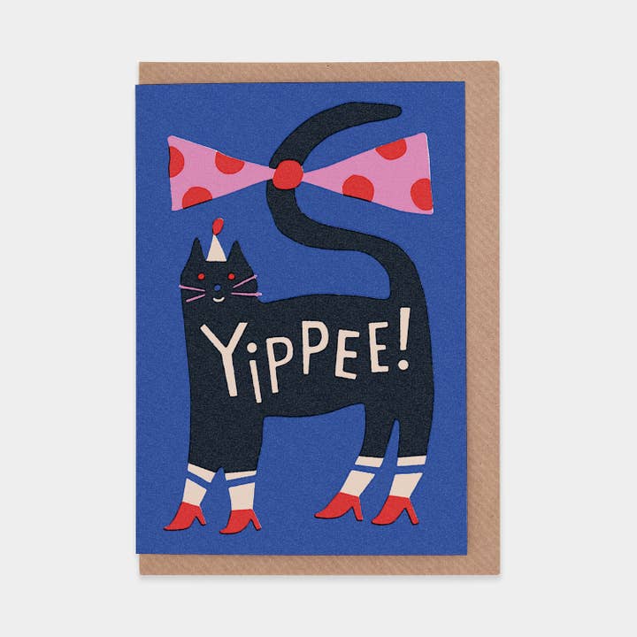 Evermade - Wholesale Birthday Card - Party Cat Kids Birthday Card by Sue Doeksen
