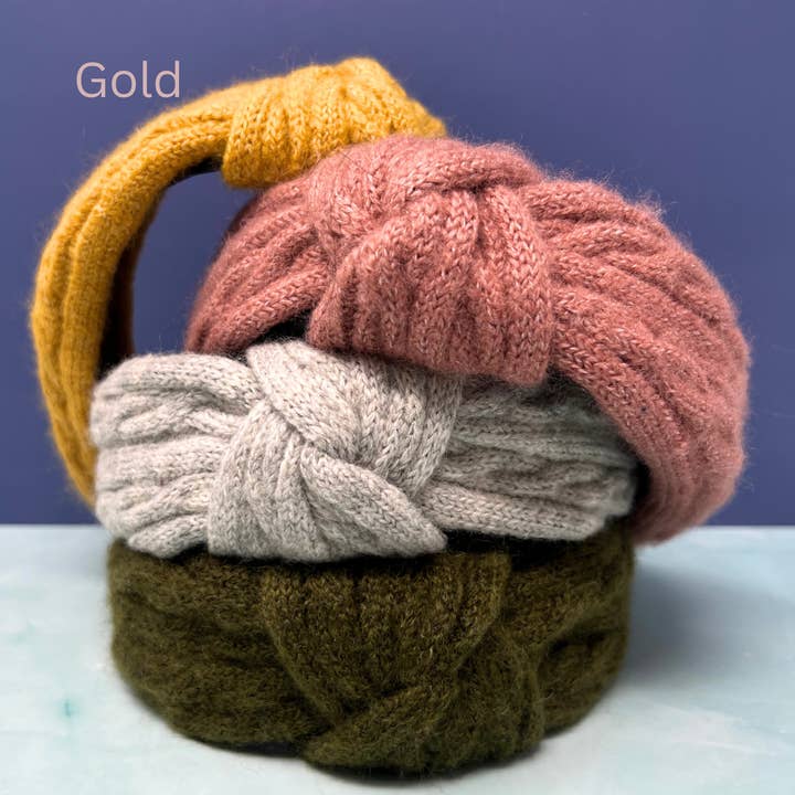 Cozy Knotted Knit Headbands – Fall/Winter Hair Accessories for wholesale by Rainbow Unicorn Birthday Surprise