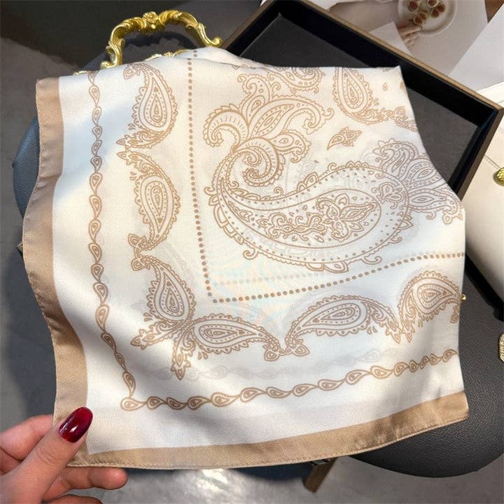 OceanusSwim – wholesale Scarf – Women's – Fashion Print Square Scarf7