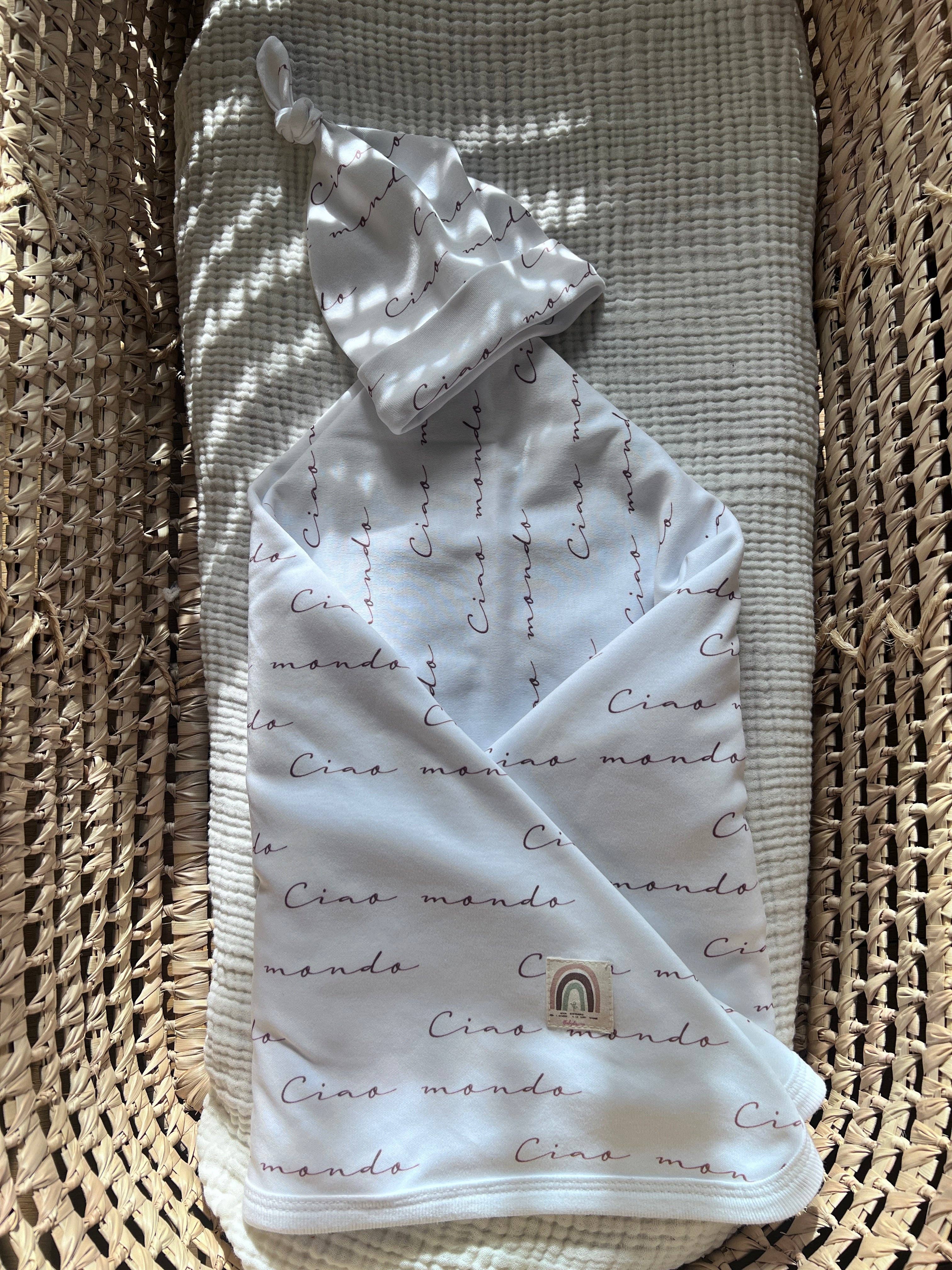 Babylissima - Wholesale Swaddle Set - Baby - Skin to Skin: Copertina & Capellino11