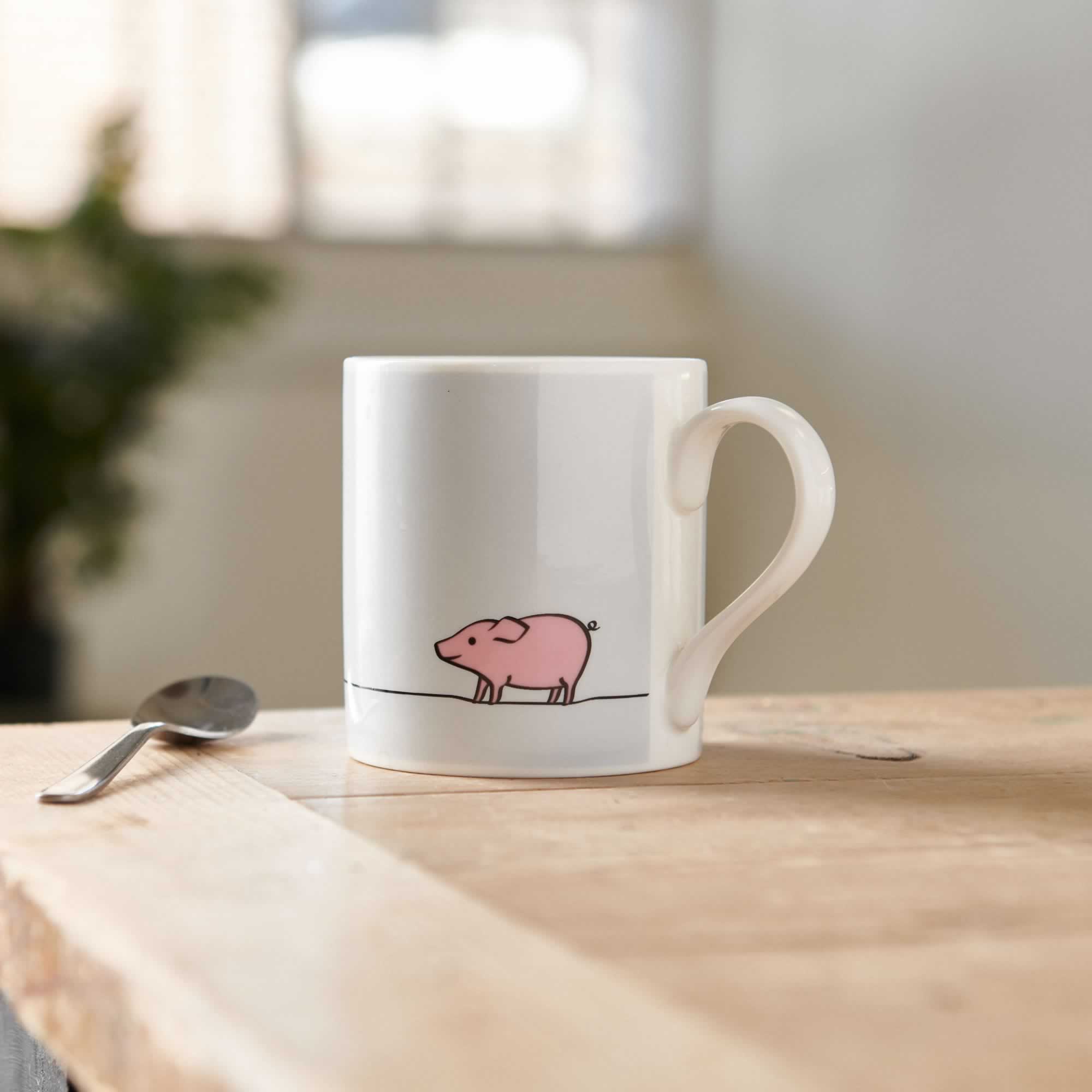 Jin Designs - Wholesale Coffee Mug - Pig Mug2