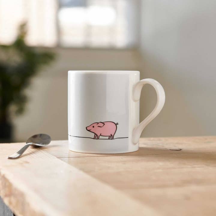 Jin Designs - Wholesale Coffee Mug - Pig Mug2