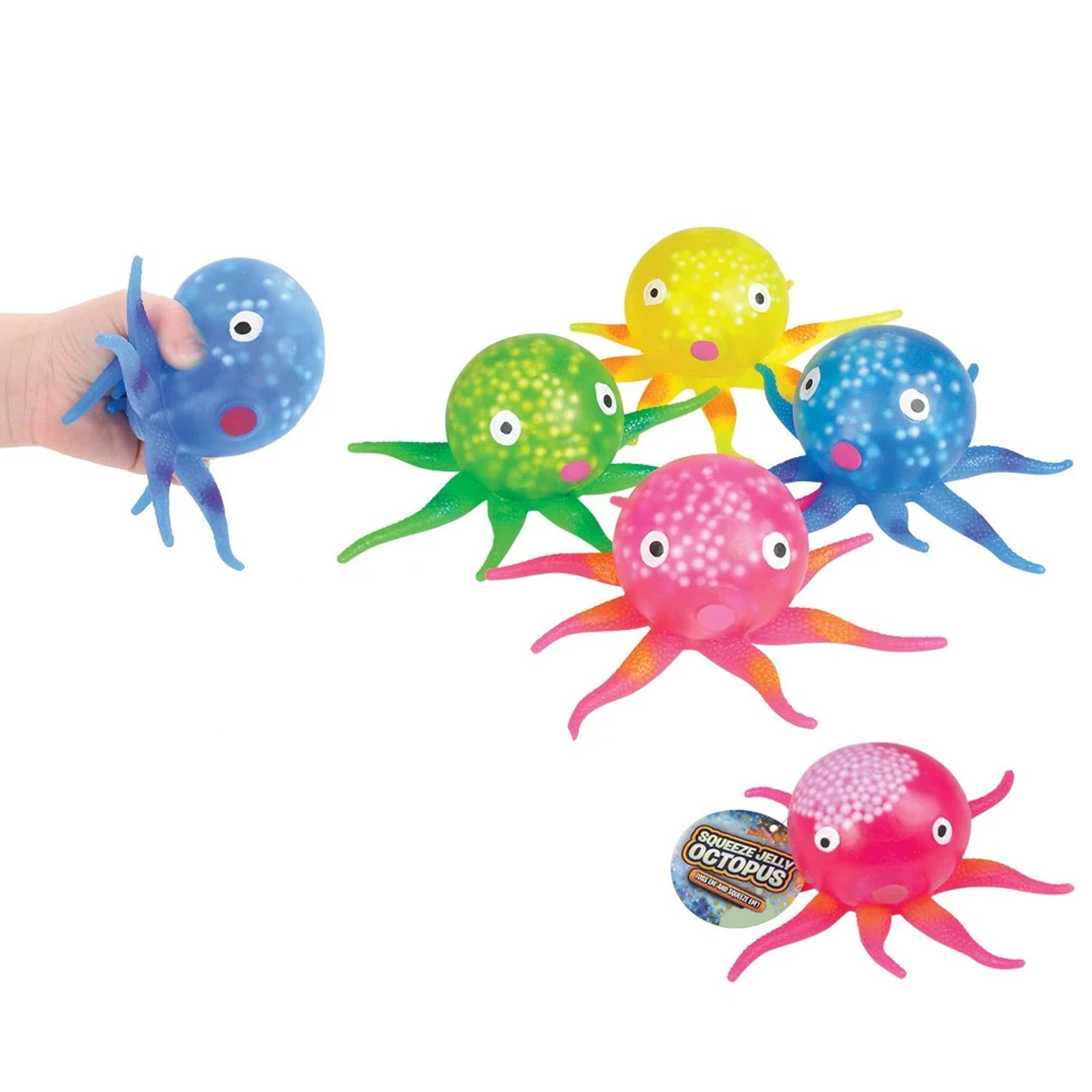 JSBlueRidge Toys – Engroshandel Klemmelegetøj - Børn og baby – Blæksprutte Klemmegele Fidget Legetøj til Børn7