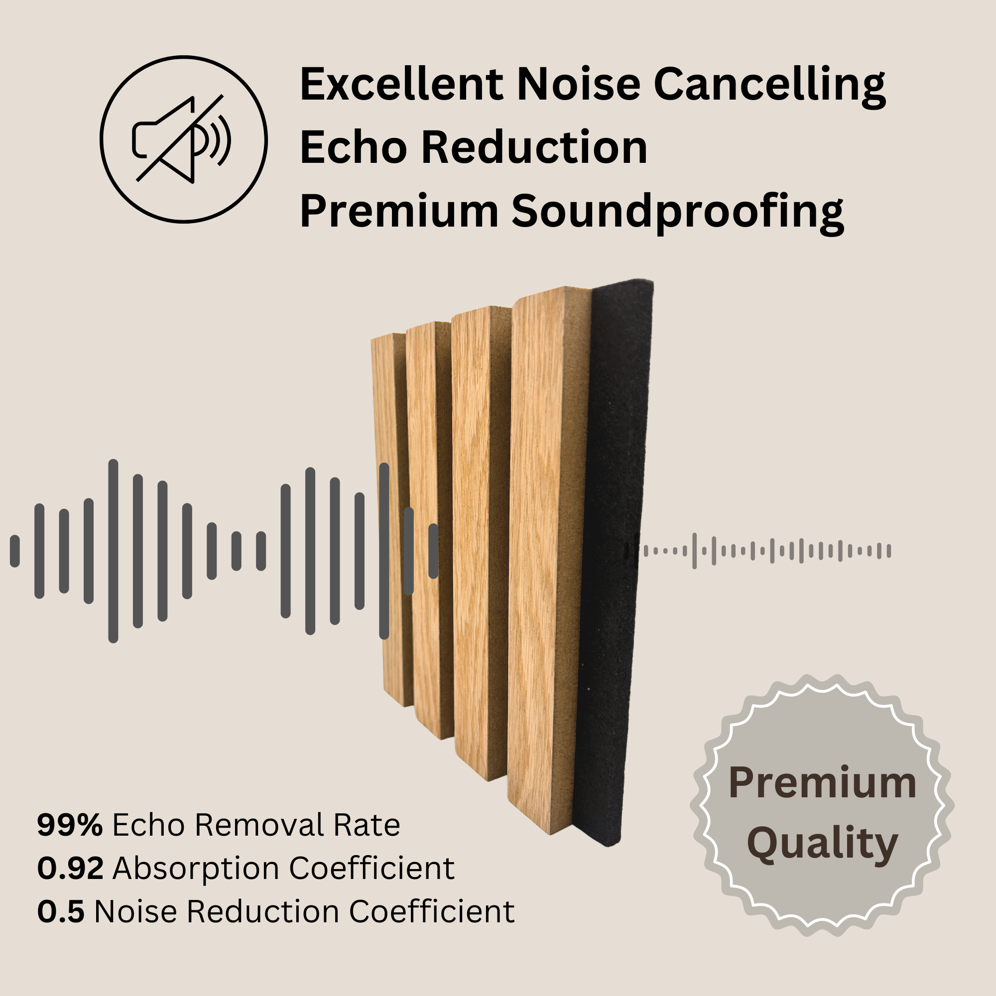 Made In Vietnam - Wholesale Wall Paneling - Acoustic Slatwall Wood Panels 47.24" x 12.6" (2 Panels/Box)2