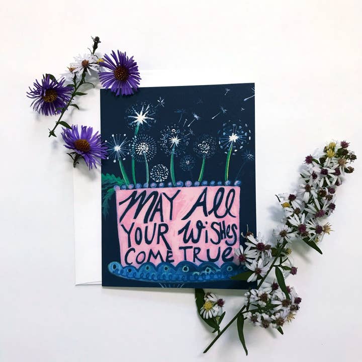 Tiny and Snail - Wholesale Birthday Card - Dandelion Birthday2