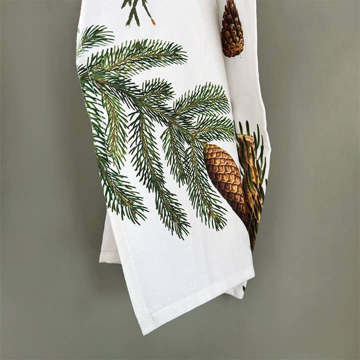 Koustrupco - Wholesale Tea Towel - Pine trees 100% organic cotton tea towel - made in Europe2