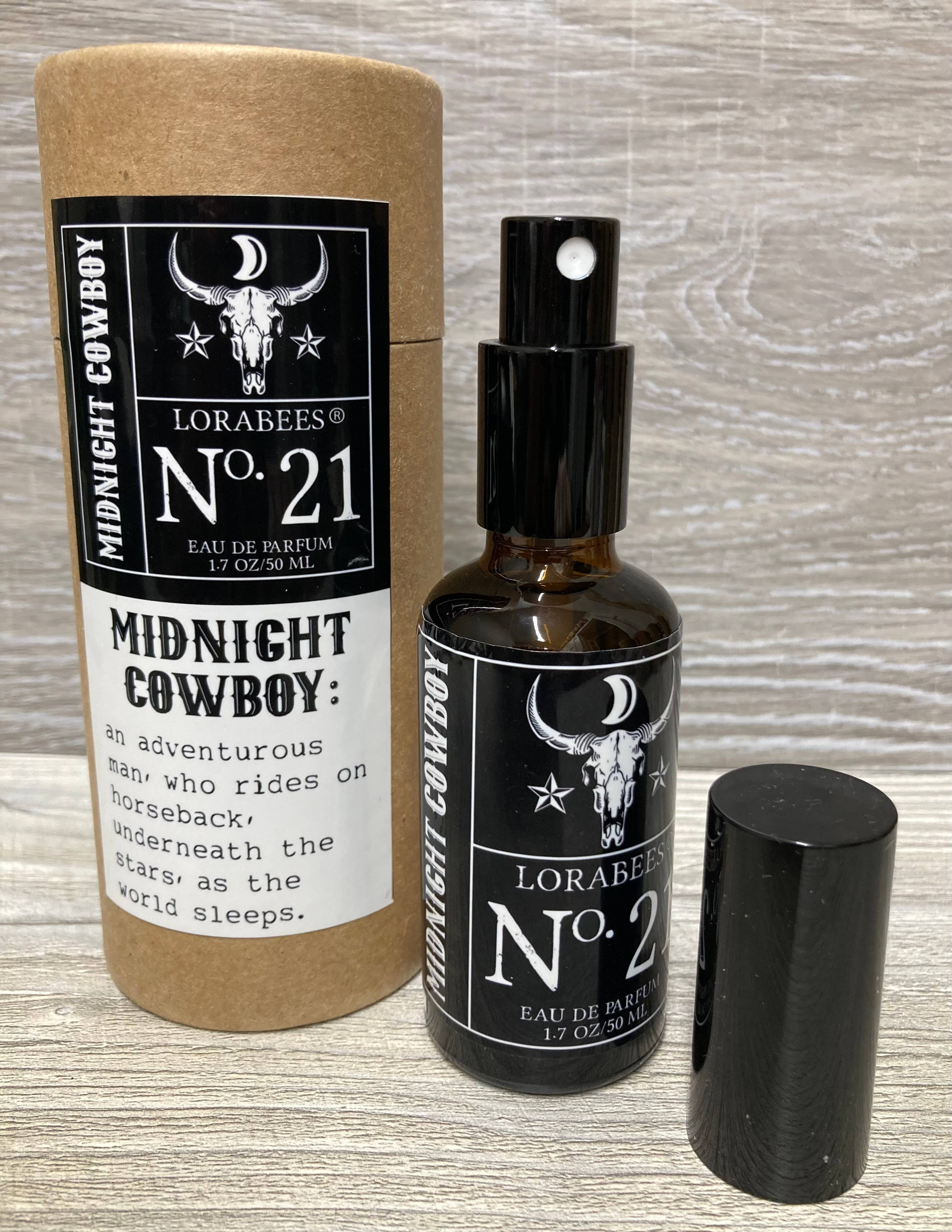 Lorabees - Vente Eau de Cologne en spray - Parfum de Cologne Midnight Cowboy No. 21 pour homme en spray 1,7 oz1