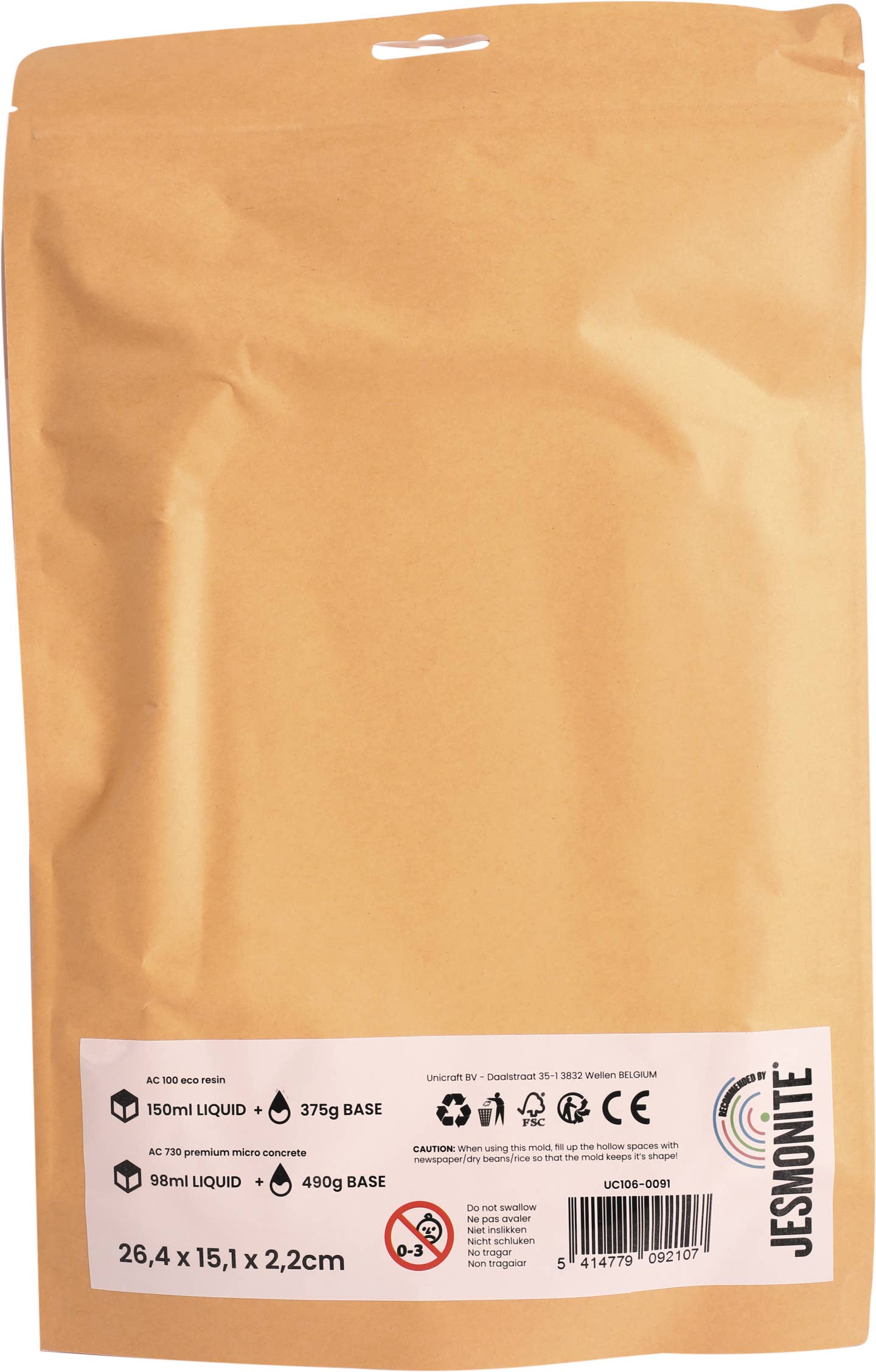 Graine Créative - Wholesale DIY Craft Kit - SILICONE MOLD - JESMONITE rectangular dish3