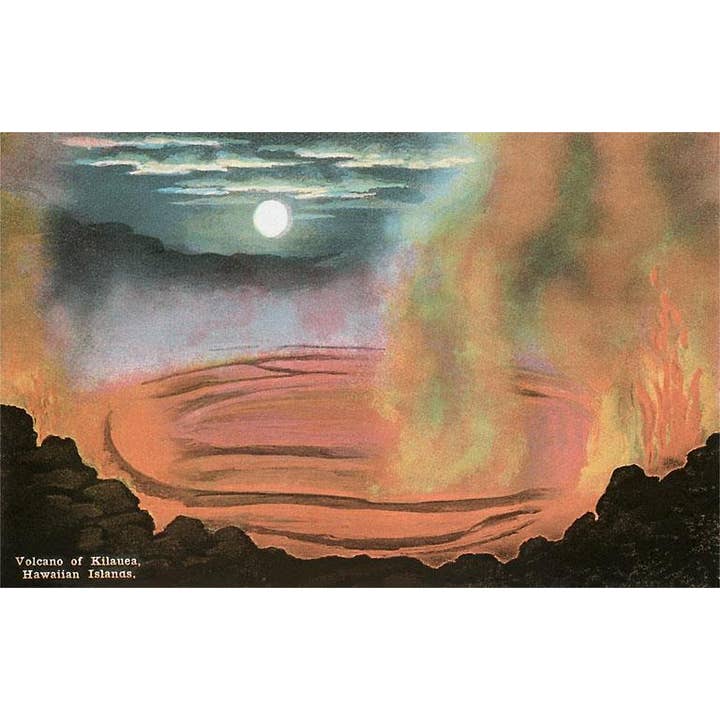 Vykort HI-49 Kilauea-vulkanen för wholesale av Found Image Press