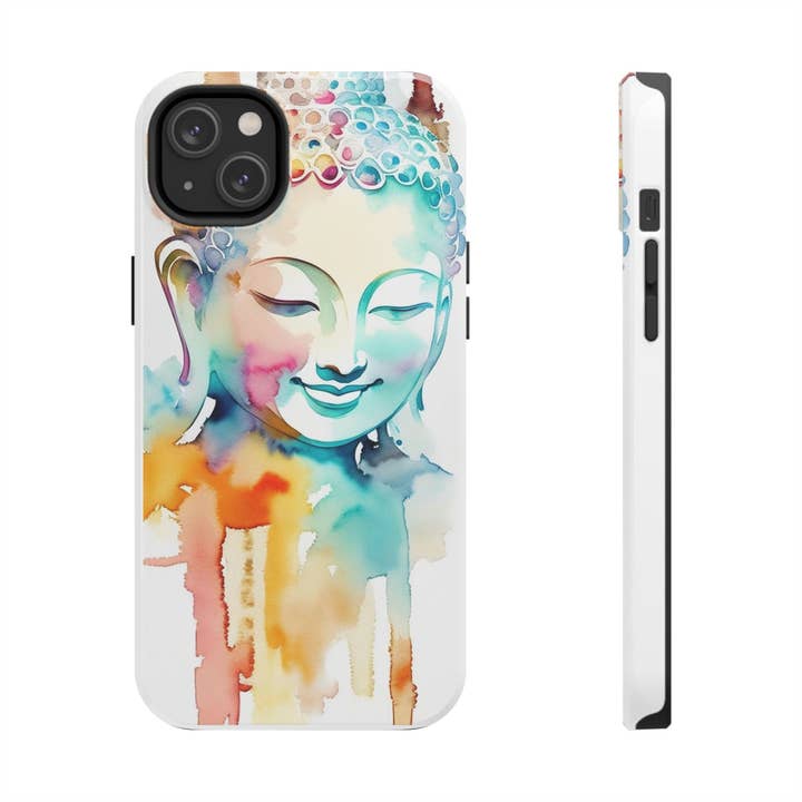 Art Essential – wholesale Telefonfodral - Dam – Buddha Jay akvarell tuffa telefonfodral av Art Essential