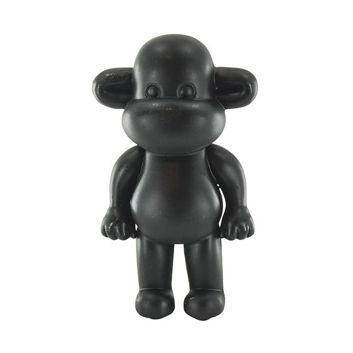Ornament - Affenfigur 'Die Legende' - Polyresin - Schwarz - 20,5x13,5x35cm für den Großhandel von Housevitamin bv