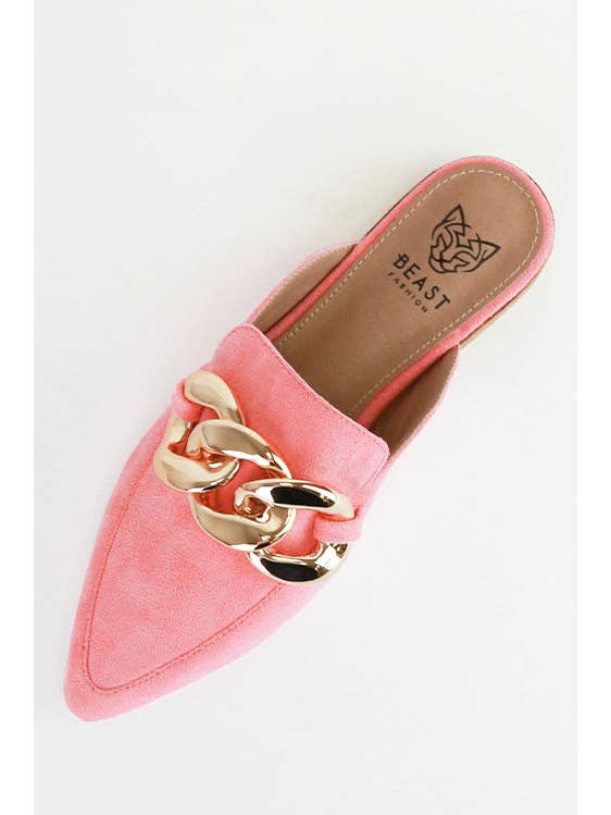 BEAST FASHION - Wholesale Mules - Women's - GEM-36 Chain Detail Mules26
