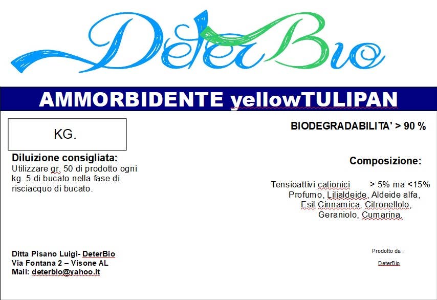 Deterbio – Großhandel Flüssigwaschmittel – DUFTENDER FLÜSSIGER WÄSCHEWEICHSPÜLER KG/LT 2510