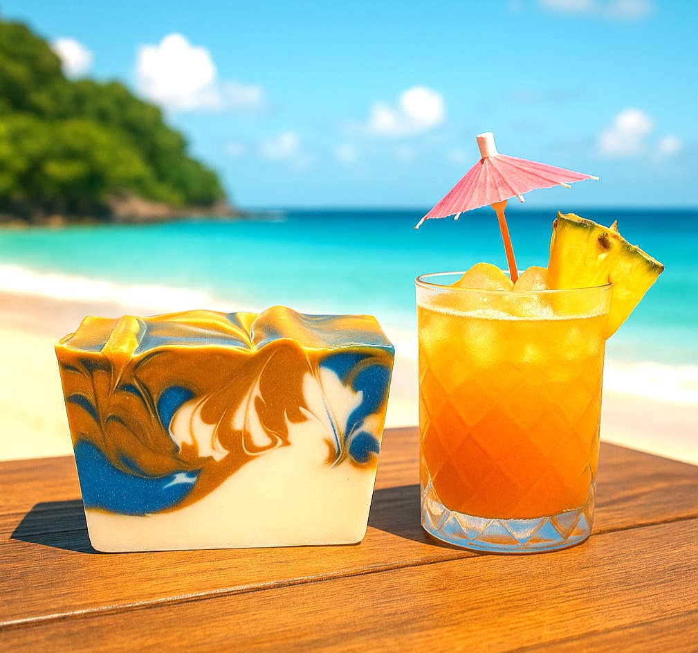 DeShawn Marie Soap Boutique - Wholesale Bar Soap - Mai Tai Soap Bar (no packaging - private label)