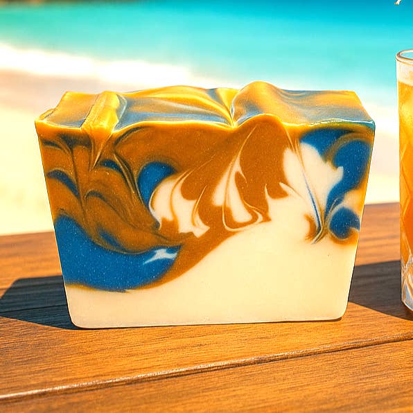 Mai Tai Soap Bar (no packaging - private label) for wholesale by DeShawn Marie Soap Boutique
