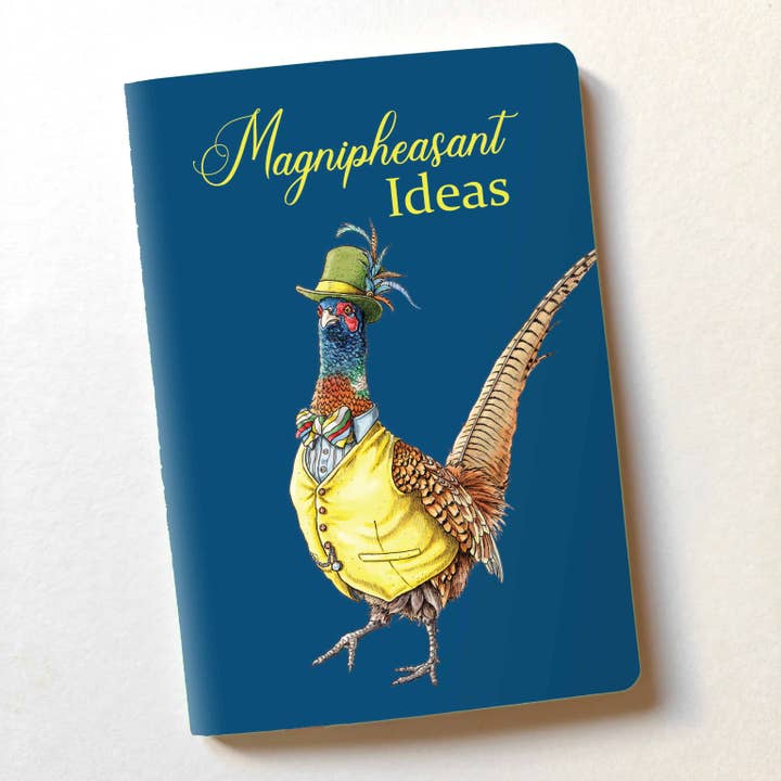 Magnipheasant Ideas A5 Notebook for wholesale by Bewilderbeest