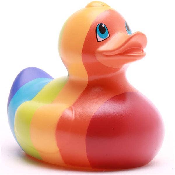 Rainbow rubber duck for wholesale by Duckshop