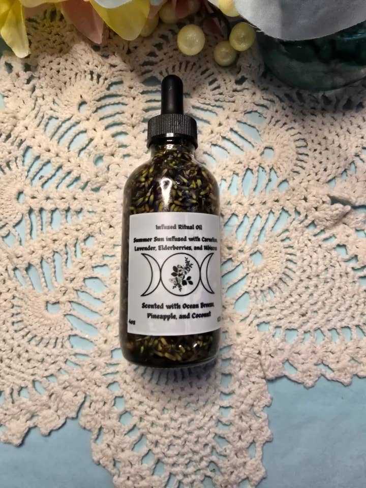 Summer Sun Ritual Oil for wholesale by Chaotic Crystal Chick Co.