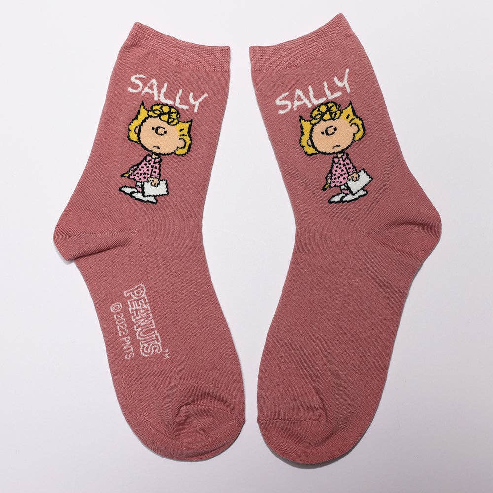 K-Wonderland - Wholesale Socks - Unisex - Peanuts Snoopy and friends characters Solid Crew Socks7