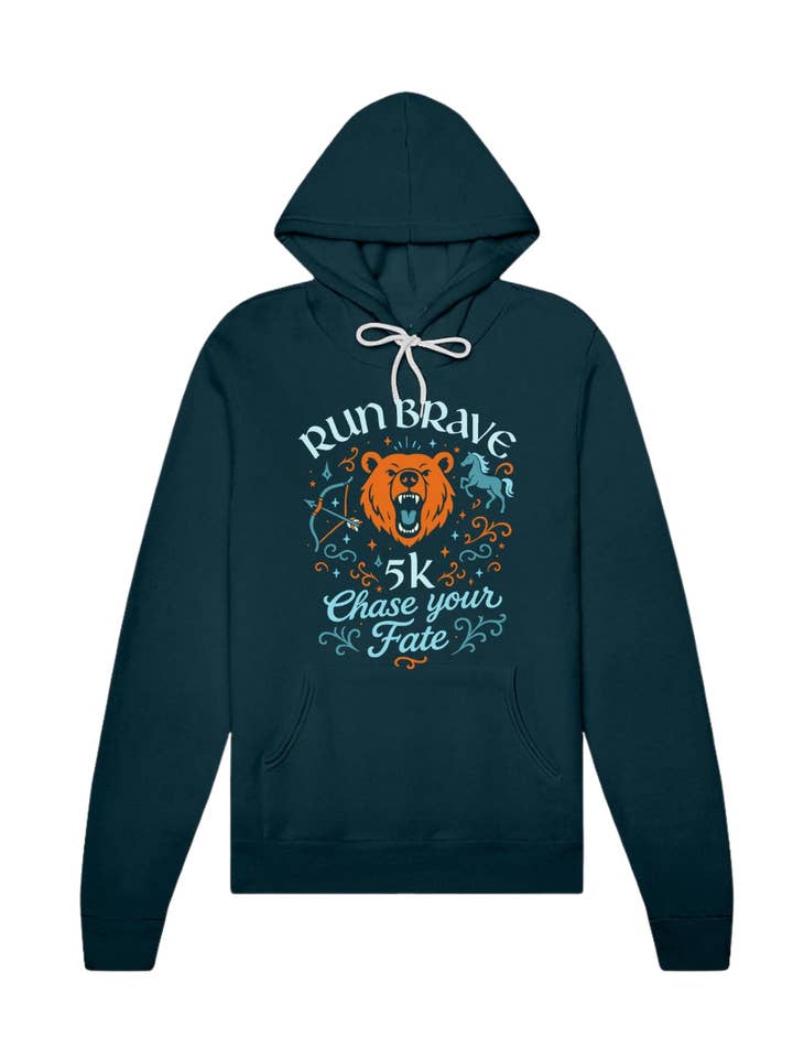 Run Brave Hoodie Sweatshirt for wholesale by Sarah Marie Running Co