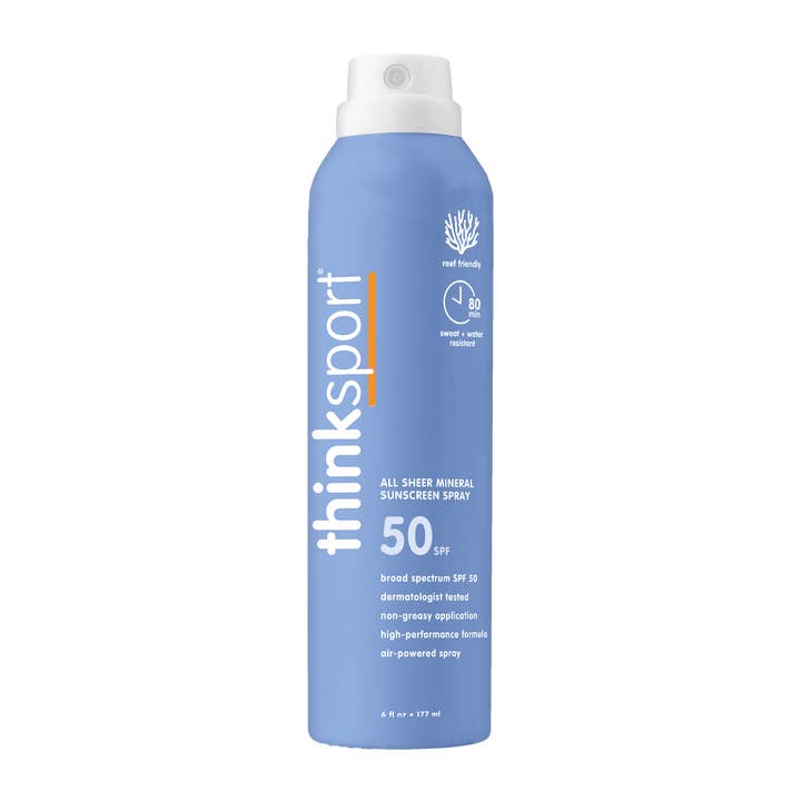 Think - Wholesale Sunscreen - Think Sport SPF 50 All Sheer Mineral Sunscreen Spray2