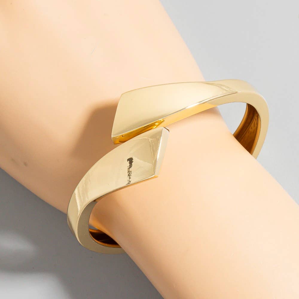 The Looks by Fame Accessories - Wholesale Bangle Bracelet - Layered Bang Hinge Bangle Bracelet2