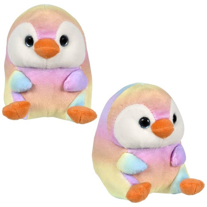 5" Belly Buddy Sugar Penguin Plush Toy - LLB Toys for wholesale by La Luna Bella - Toys